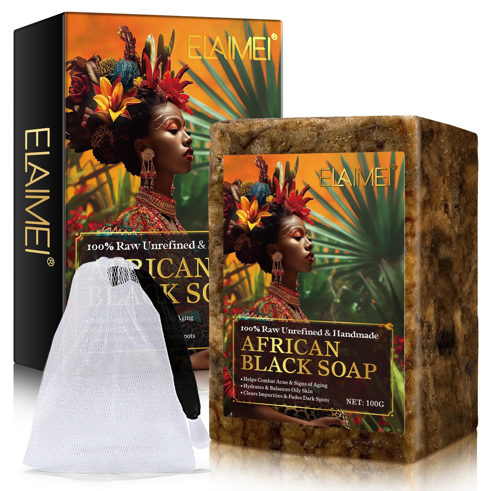 Raw African Black Soap – Für fettige Haut, dunkle Flecken & ein strahlendes Hautbild