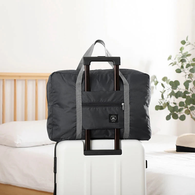 Faltbare Reisetasche – Handgepäck für Flugreisen | Leichte, geräumige Weekender-Tasche für Damen & Mädchen