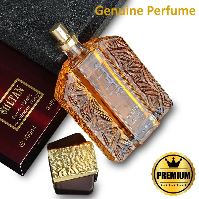 🌟 Layali Sultan – Parfum für Herren (100 ml) | Orientalischer Duft mit goldener Tiefe