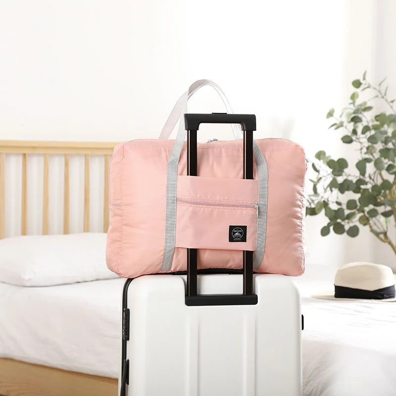 Faltbare Reisetasche – Handgepäck für Flugreisen | Leichte, geräumige Weekender-Tasche für Damen & Mädchen