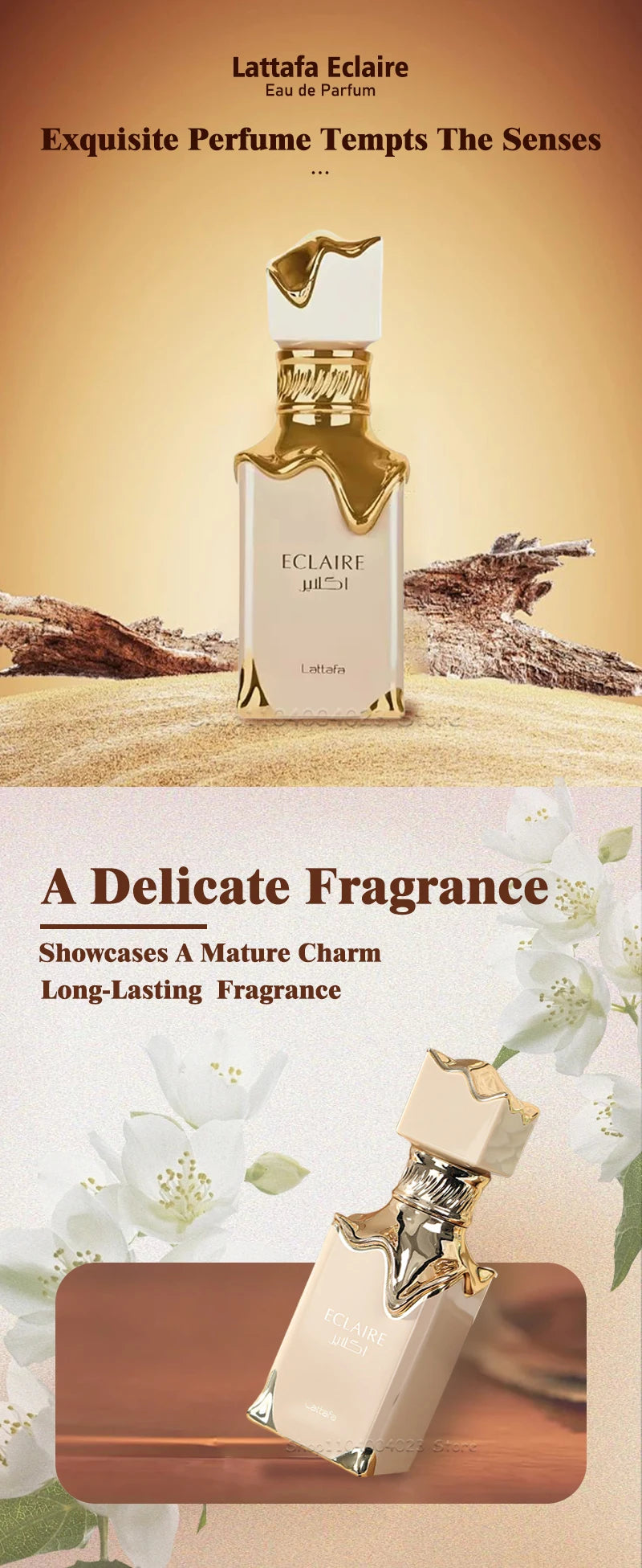 ✨ Lattafa Eclaire – Eau de Parfum (100 ml) | Exklusiv bei Layali 🌸 Süßer, langanhaltender Gourmand-Duft für Damen