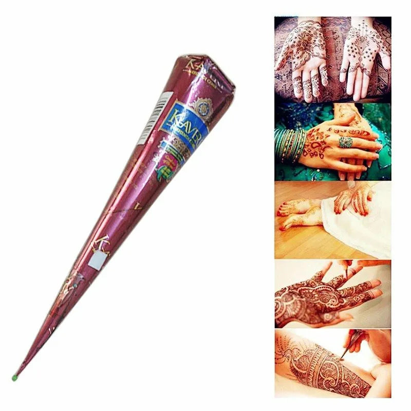 ✨🌺 Layali Natural Brown Henna Cream – Temporäre Tattoo Creme 🌺✨