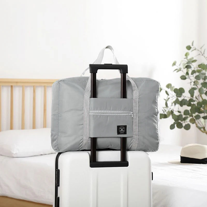 Faltbare Reisetasche – Handgepäck für Flugreisen | Leichte, geräumige Weekender-Tasche für Damen & Mädchen
