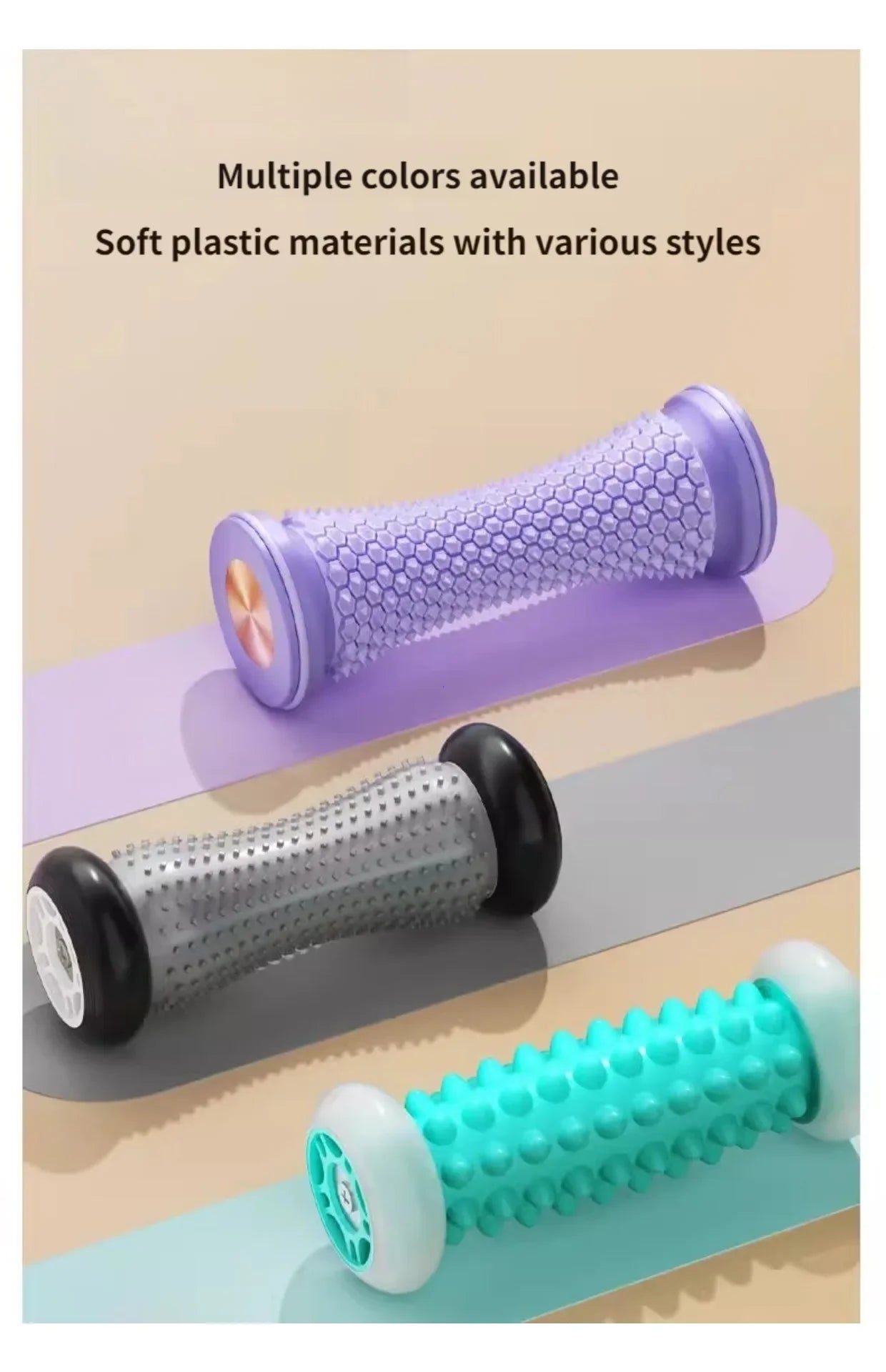 Fußroller Massager – Yoga & Plantarfaszie Trainer | Massagebrett zur Muskelentspannung & Durchblutungsförderung