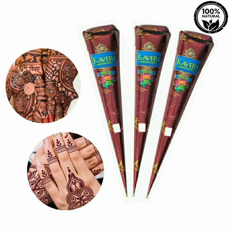✨🌺 Layali Natural Brown Henna Cream – Temporäre Tattoo Creme 🌺✨