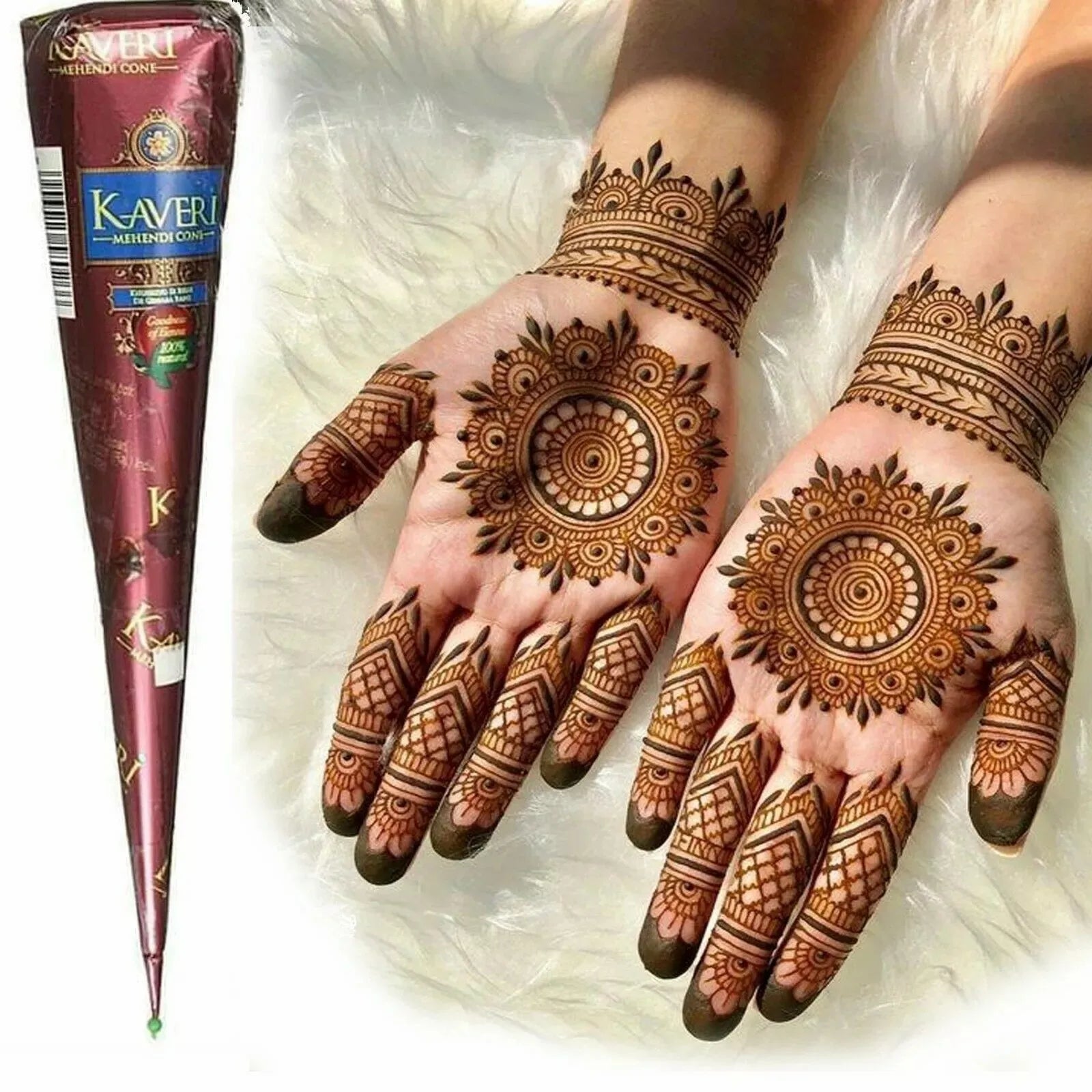 ✨🌺 Layali Natural Brown Henna Cream – Temporäre Tattoo Creme 🌺✨