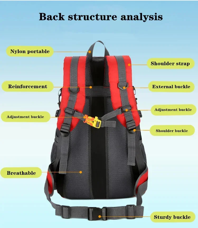 🎒 Layali Outdoor-Rucksack 30 L – wasserdicht & robust für Wandern, Klettern & Reisen