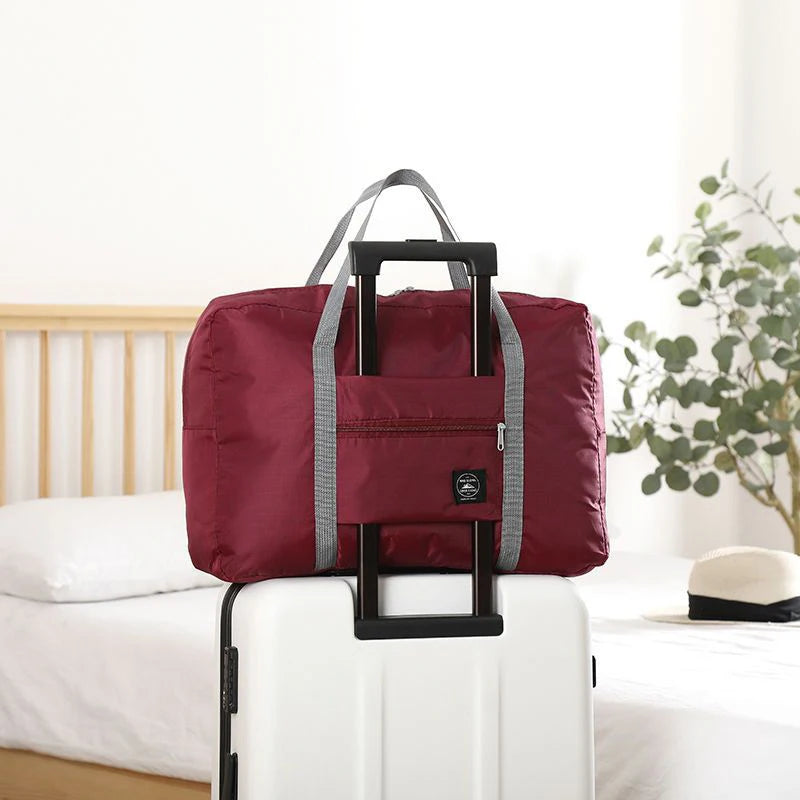 Faltbare Reisetasche – Handgepäck für Flugreisen | Leichte, geräumige Weekender-Tasche für Damen & Mädchen