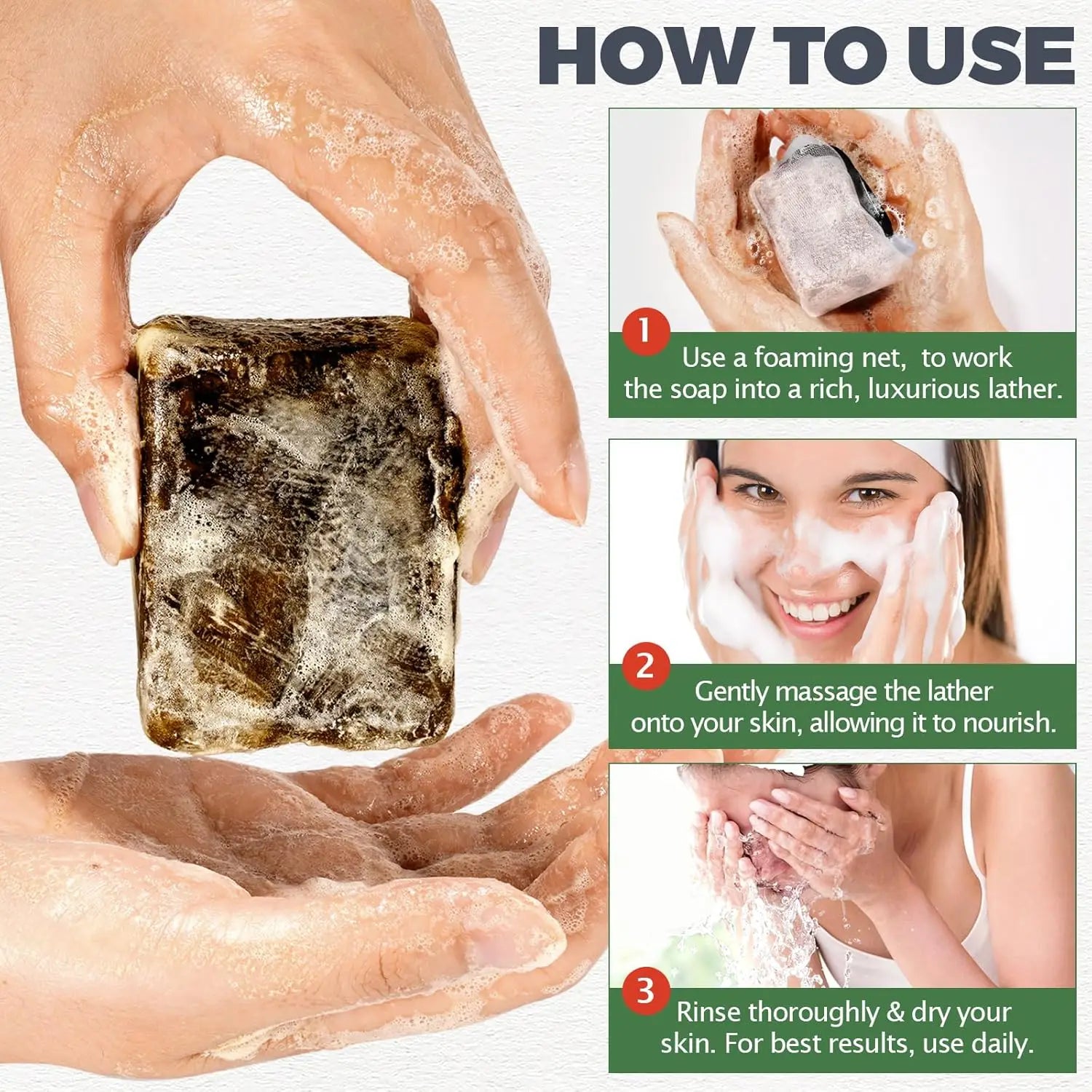 Raw African Black Soap – Für fettige Haut, dunkle Flecken & ein strahlendes Hautbild